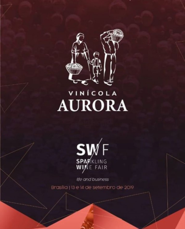 Espumante da linha Aurora, com linguagem visual mais sofisticada, são os destaques da vinícola na Sparkling Wine Fair 2019