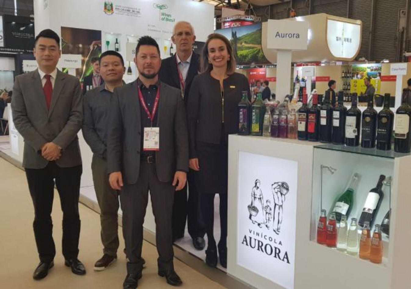 Vinícola Aurora investe na Europa e Ásia  com participações em grandes feiras internacionais