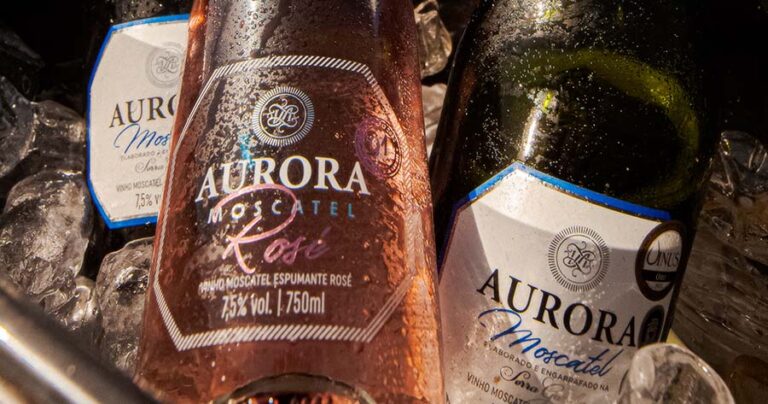 espumante brut ou moscatel