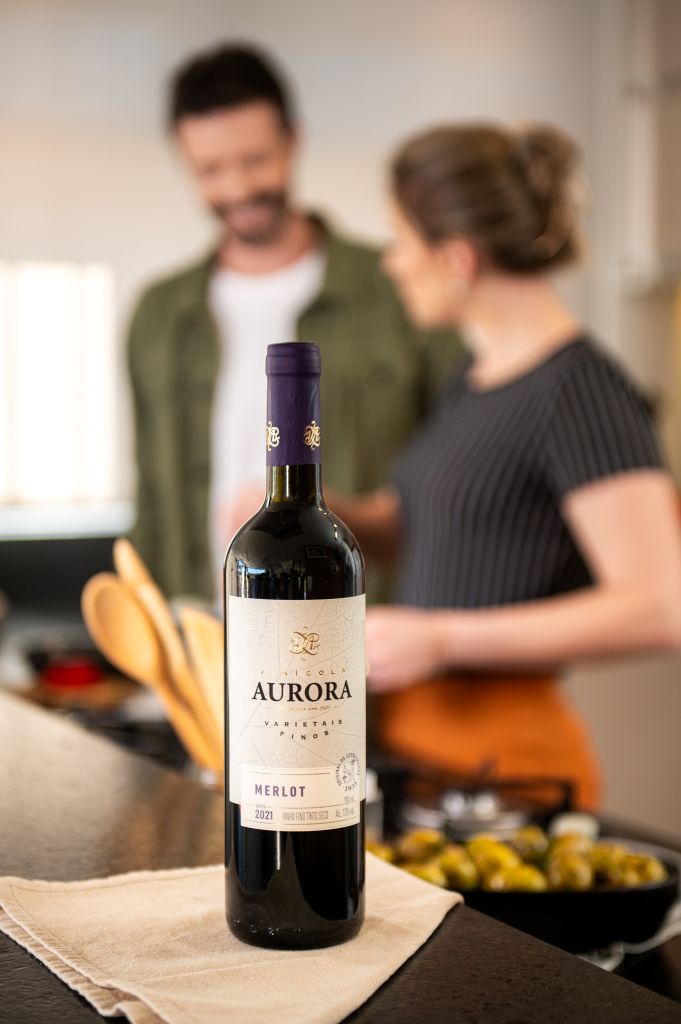 vinho merlot nacional aurora