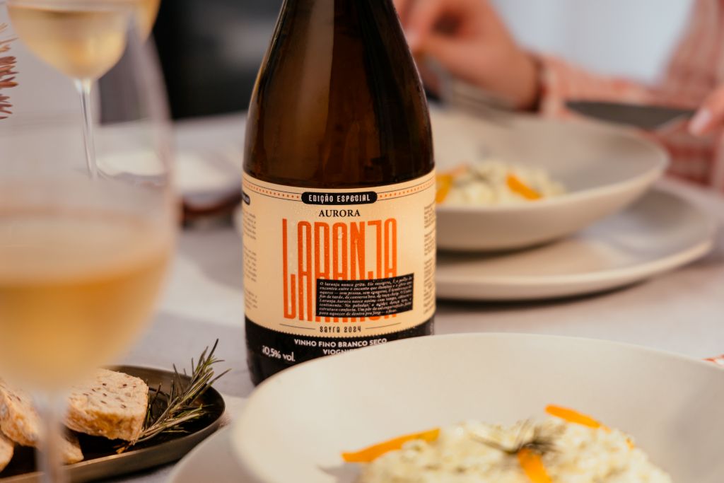 vinho laranja aurora possui baixo teor alcoolico