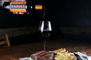 vinho aurora merlot gioia harmonizando com carne grelhada