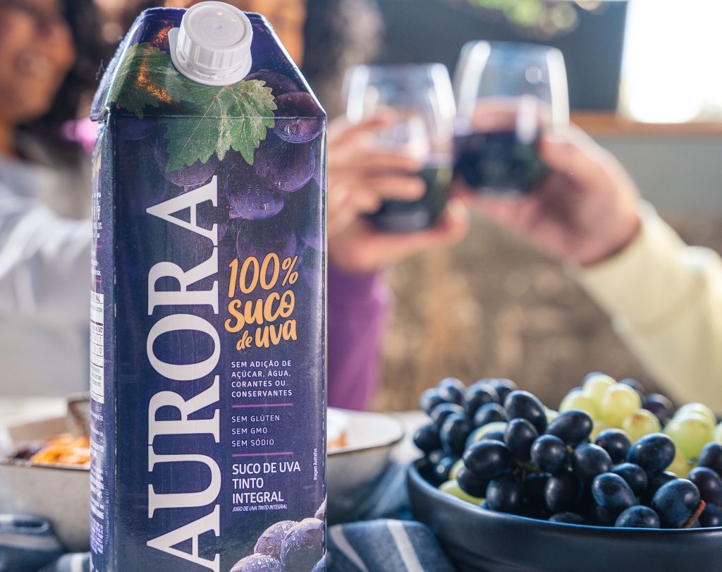 suco de uva aurora integral usado para drinks