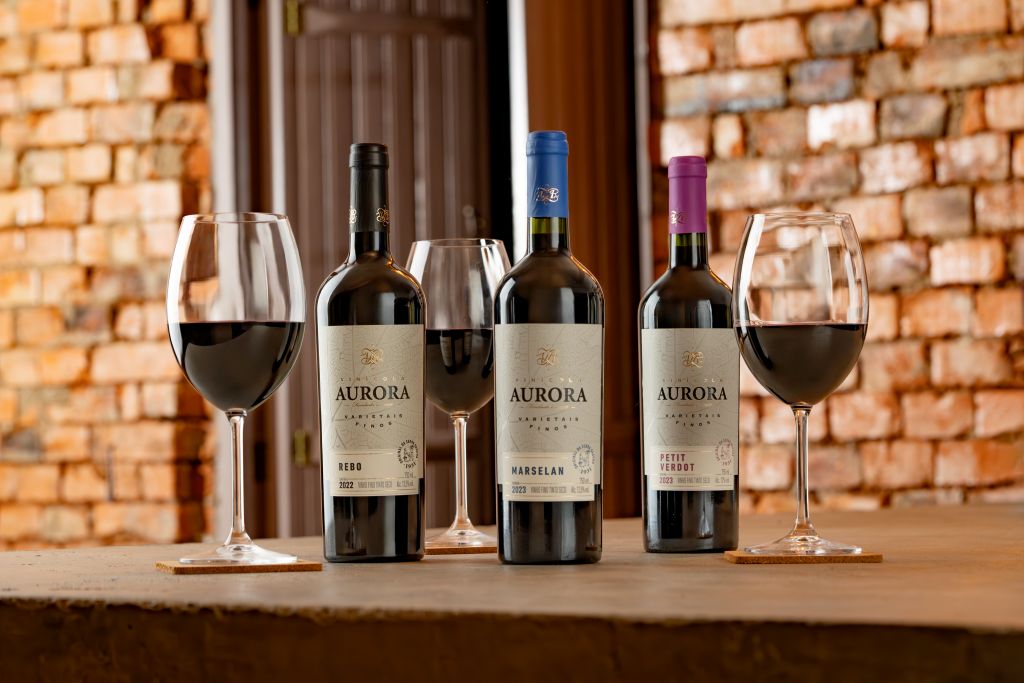 linha aurora varietal é ideal para fazer degustação por semelhança